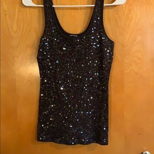 Sparkly tank top